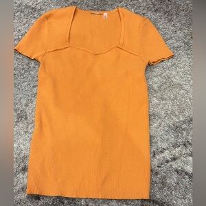 Elie Tahari orange top size xs-s